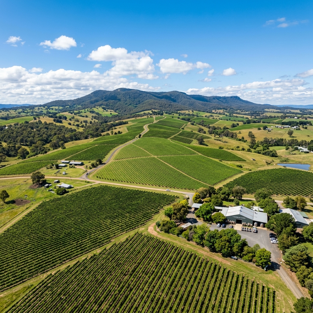 Winery Aerial Photography